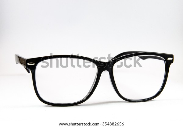 Black Eyeglasses Isolated Background Stock Photo 354882656 | Shutterstock