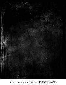 Black Fabric Grunge Texture Background