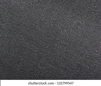 Black Fabric Texture Background. Close Up