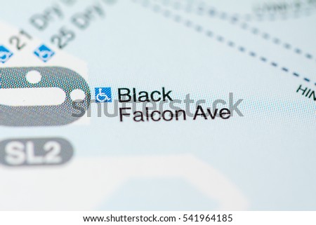 Black Falcon Ave Station Boston Metro Stock Photo Edit Now