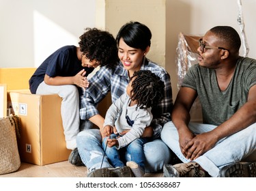 Black Family Moving To New House