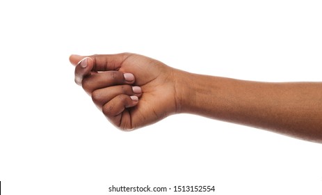 Black Female Hand Showing Cash Gesture Stock Photo 1513152554