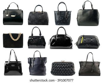 black purse bag