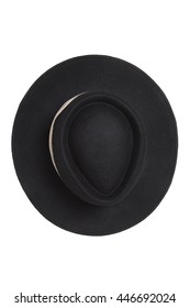 Black Female Hat Top View