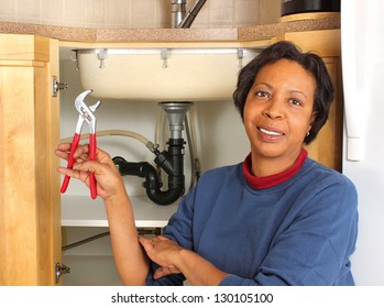 Black Female Plumber