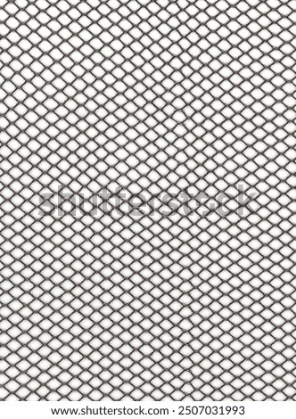 Black fishnet nylon elasticated mesh fabric texture background