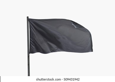 Black Flag Waving