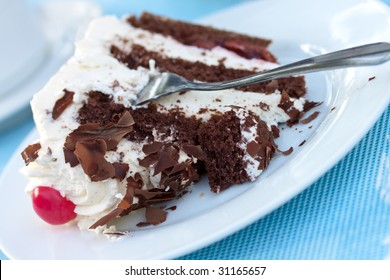 Black Forest Gateau,or Cherry Pie With Cream