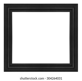 Black Frame Isolated On White Background Stock Photo 304264031 