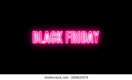 Black friday written with neon bright glowing and fire effect on black background. Looped animation. Black friday bright animation. Sales promotional concept. Video 4k. You can overlay animation on - Shutterstock ID 1858623574