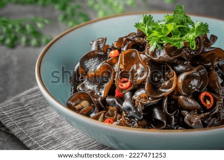 Black Fungus in Vinegar Sauce,Cold dish