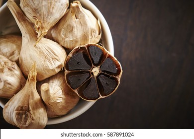 Black garlic  - Shutterstock ID 587891024