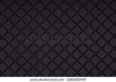 Black geometric texture with square pattern