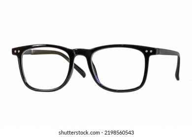 Black glasses isolated on white	
 - Shutterstock ID 2198560543