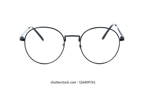 black glasses, isolated on white background. - Powered by Shutterstock