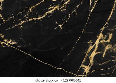 Black And Gold Marble Texture Design For Cover Book Or Brochure, Poster, Wallpaper Background Or Realistic Business And Design Artwork.