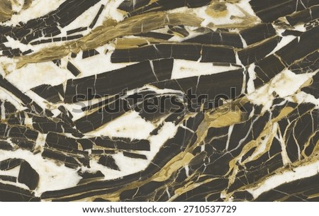 Black And Gold Marble Texture — Dramatic Polished Stone with Golden Veins for Luxury Interiors And Abstract Backgrounds