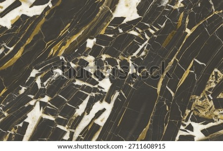 Black And Gold Marble Texture — Dramatic Polished Stone with Golden Veins for Luxury Interiors And Abstract Backgrounds