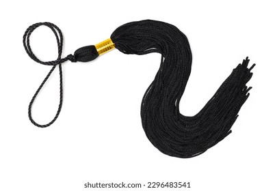 Black Graduation Tassel Cut Out on White. - Powered by Shutterstock