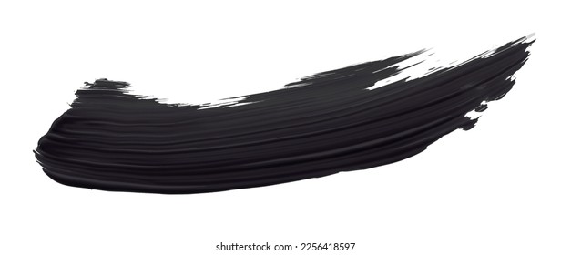 Black gray brush silhouette