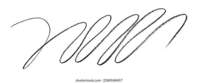 Black and gray pencil strokes isolated on a white background.
