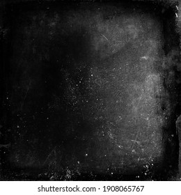 Black Grunge Background, Old Film Effect, Obsolete Texture