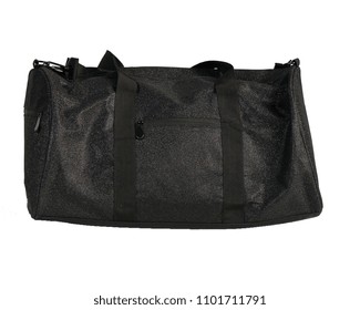 Black Gym Bag Isolated On A White Background