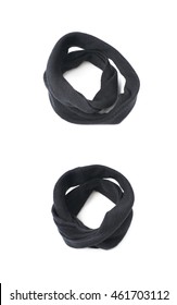 Black Hair Band Isolated Over The White Background