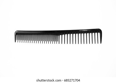 Black Hair Comb Isolated On White Stock Photo 685271704 | Shutterstock