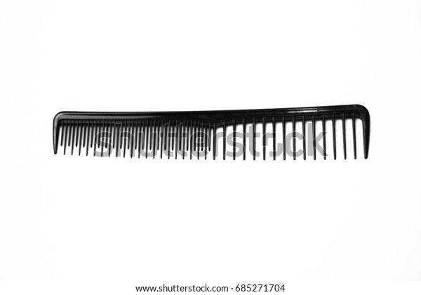 Black Hair Comb Isolated On White Stock Photo 685271704 | Shutterstock