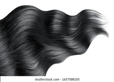 Black Hair On White, Isolated