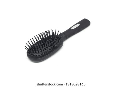 Hair Brushes Isolated On White Background Stock Photo (Edit Now) 186854939