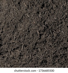 Black Hardwood Mulch Texture Abstract Background