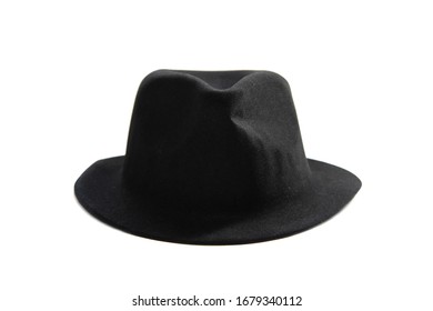 Black Hat Isolated On A White Background