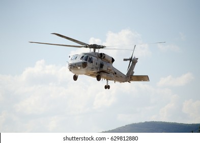 Black Hawk Helicopter Rescue Team, Left Down Side View