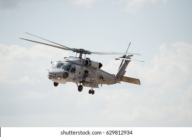 Black Hawk Helicopter Rescue Team, Left Down Side View