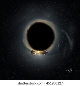 Black Hole In Space