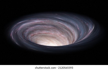 The black hole in the space galaxy - Shutterstock ID 2120565593