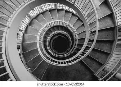 Black Hole Stairs Stock Photo (Edit Now) 1370532314