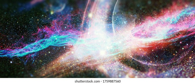 Black hole system. Elements of this image furnished by NASA.