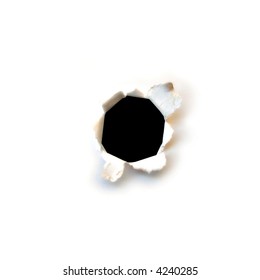 A Black Hole In White Paper