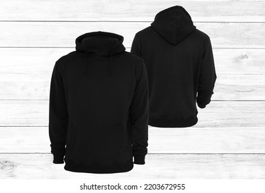 Black Hoodie Mockup Hooded Sweatshirt Mockup Sports Hoodie