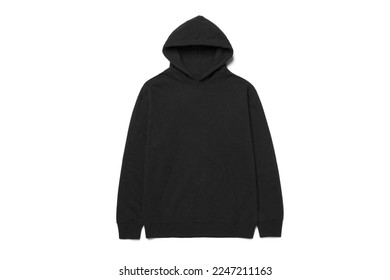 Black Hoodie Mockup on white Background