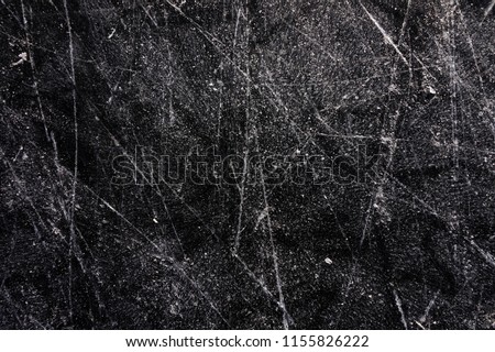 Black ice texture with scratches 
