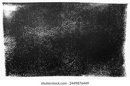 Black ink roller texture - block print - stamp - linocut - Powered by Shutterstock