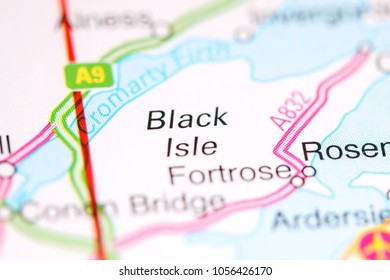 Black Isle. United Kingdom On A Map