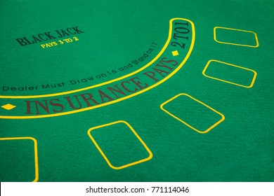 Black Jack gambling table