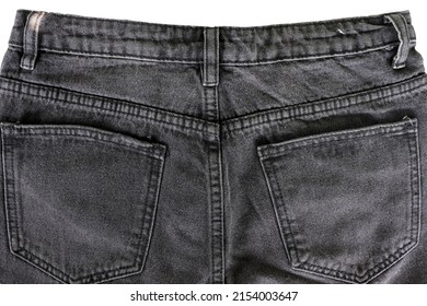 Black Jeans Background Texture On White Stock Photo 2154003647 ...