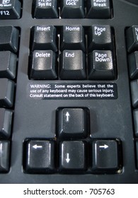 Black Keyboard Warning Stock Photo 705763 | Shutterstock