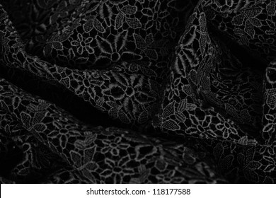 Black Lace Background